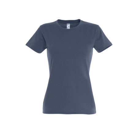 Футболка жіноча SOL'S Imperial (джинсовий)