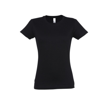 Футболка жіноча SOL'S Imperial (насичений чорний)