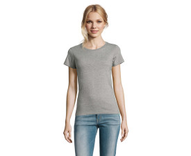 Футболка жіноча SOL'S Imperial (сірий меланж)