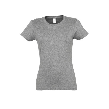 Футболка жіноча SOL'S Imperial (сірий меланж)