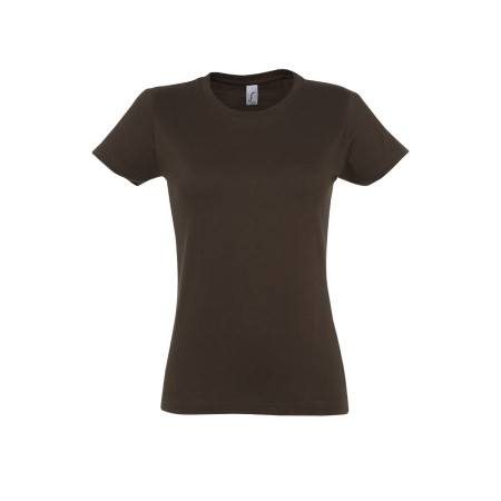 Футболка жіноча SOL'S Imperial (шоколадний)