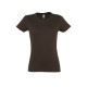Футболка жіноча SOL'S Imperial (шоколадний)