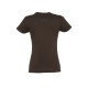 Футболка жіноча SOL'S Imperial (шоколадний)