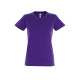 Футболка жіноча SOL'S Imperial (темно-фіолетовий) Футболка жіноча SOL'S Imperial (темно-фіолетовий)
