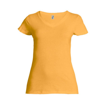 Футболка жіноча SOL'S Lady V (абрикосовий)