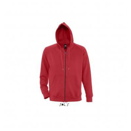 Худі на блискавці чоловіче SOL'S Story (червоний)