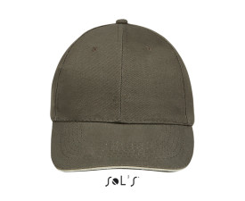 Кепка SOL'S Buffalo (армійський/бежевий)
