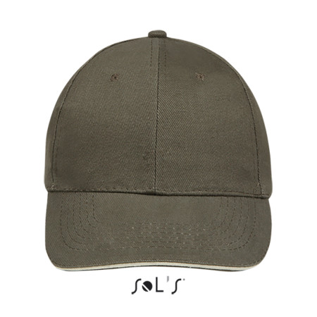Кепка SOL'S Buffalo (армійський/бежевий)