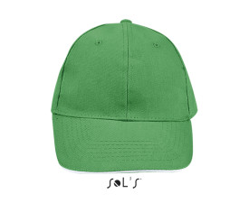Кепка SOL'S Buffalo (яскраво-зелений/білий)