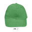 Кепка SOL'S Buffalo (яскраво-зелений/білий)