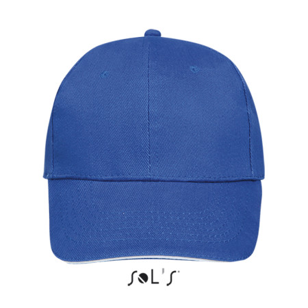 Кепка SOL'S Buffalo (синій/білий)