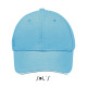 Кепка SOL'S Buffalo (бірюзовий/білий)