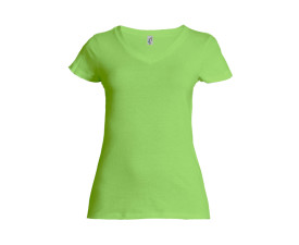 Футболка жіноча SOL'S Lady V (зелене яблуко)