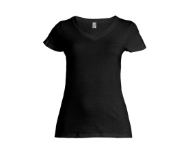 Футболка жіноча SOL'S Lady V (чорний)