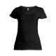 Футболка жіноча SOL'S Lady V (чорний) Футболка жіноча SOL'S Lady V (чорний)