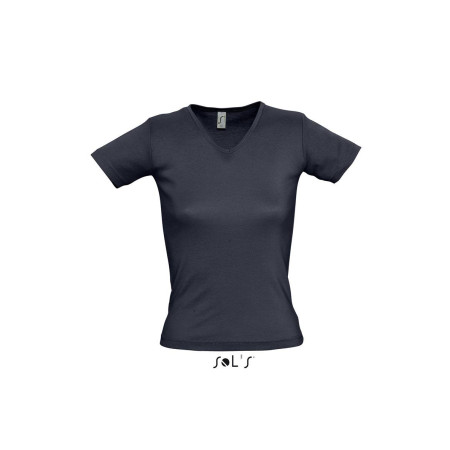 Футболка жіноча SOL'S Lady V (темно-синій) Футболка жіноча SOL'S Lady V (темно-синій)