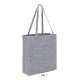 Сумка-шопер з довгими ручками SOL'S Lincoln (сірий меланж)