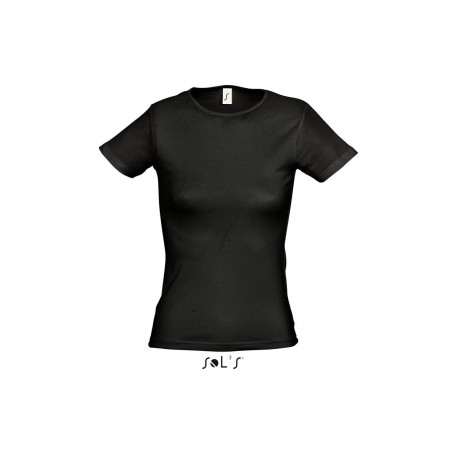 Футболка SOL'S Miami (чорний) Футболка SOL'S Miami (чорний)