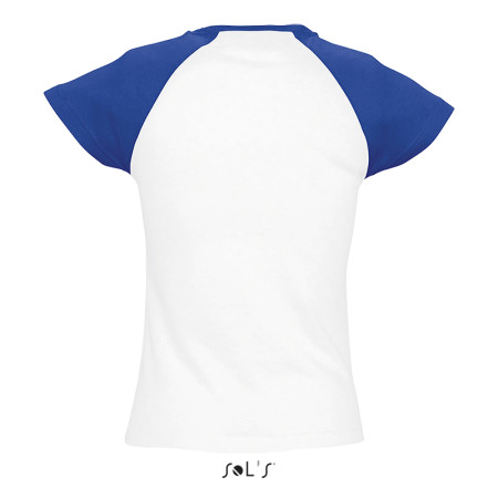 Футболка SOL'S Milky (білий/синій)