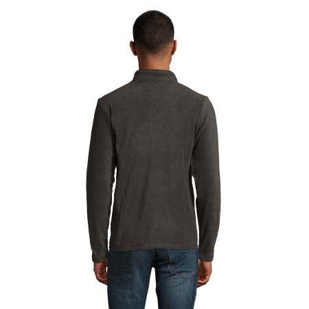 Куртка флісова чоловіча SOL'S Norman (вугільно-сірий)