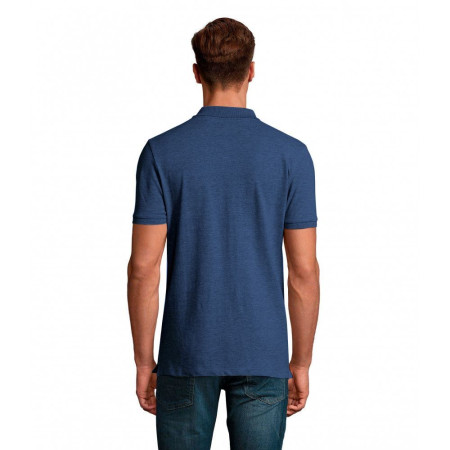 Футболка поло чоловіча SOL'S Phoenix (джинсовий меланж)