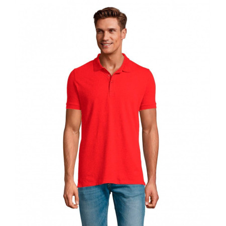 Футболка поло чоловіча SOL'S Phoenix (червоний)