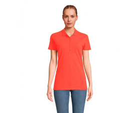 Футболка поло жіноча SOL'S Phoenix (гібіскусовий)