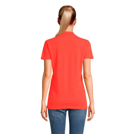 Футболка поло жіноча SOL'S Phoenix (гібіскусовий)