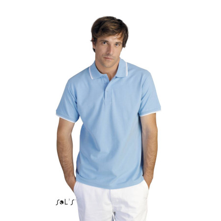 Футболка поло SOL'S Practice (блакитний)