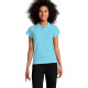 Футболка поло жіноча SOL'S Prescott (бірюзовий)
