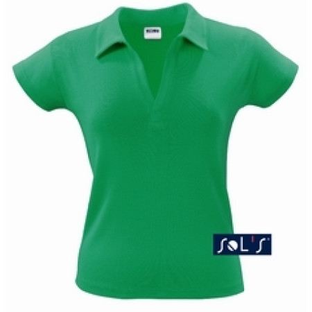 Футболка поло SOL'S Pretty (насичений зелений)
