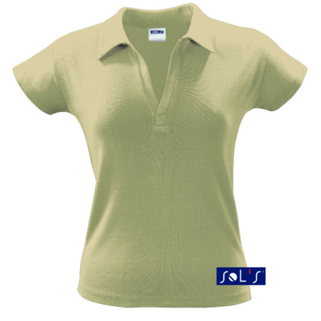 Футболка поло SOL'S Pretty (пісочно-бежевий)