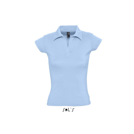 Футболка поло SOL'S Pretty (блакитний)