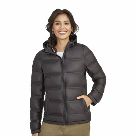 Куртка-пуховик жіноча SOL'S Ridley (чорний)