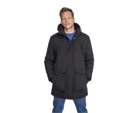 Куртка-парка чоловіча SOL'S Ross (чорний)