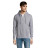 Худі на блискавці чоловіче SOL'S Seven (сірий меланж)
