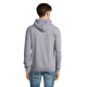 Худі на блискавці чоловіче SOL'S Seven (сірий меланж)