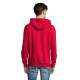 Худі на блискавці чоловіче SOL'S Seven (червоний)