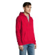 Худі на блискавці чоловіче SOL'S Seven (червоний)