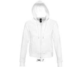 Худі на блискавці жіноче SOL'S Success (білий)