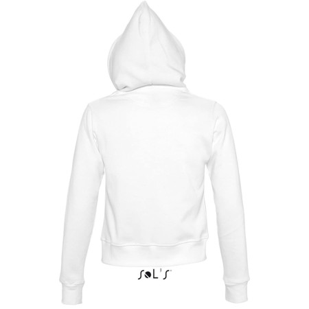 Худі на блискавці жіноче SOL'S Success (білий)