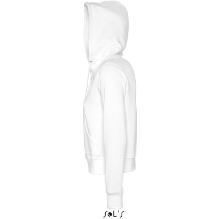 Худі на блискавці жіноче SOL'S Success (білий)