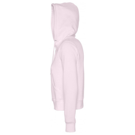 Худі на блискавці жіноче SOL'S Success (пудрово-рожевий)