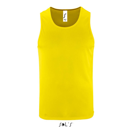 Майка спортивна чоловіча SOL'S Sporty TT (неоново-жовтий)
