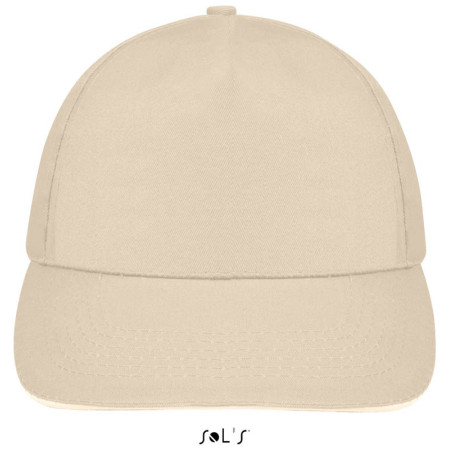 Кепка SOL'S Sunny (бежевий/білий)