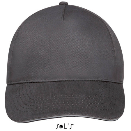 Кепка SOL'S Sunny (темно-сірий/світло-сірий)
