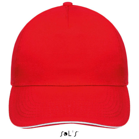 Кепка SOL'S Sunny (червоний/білий)