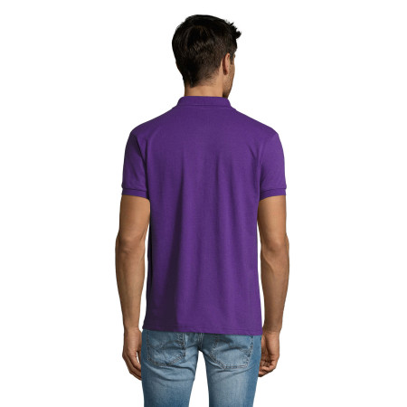 Футболка поло чоловіча SOL'S Prime (темно-фіолетовий)
