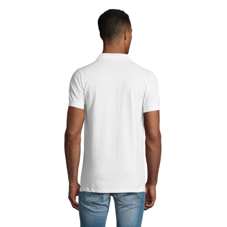 Футболка поло SOL'S Patriot (білий/червоний/зелений)