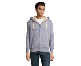 Худі на блискавці SOL'S Sherpa (сірий меланж)
